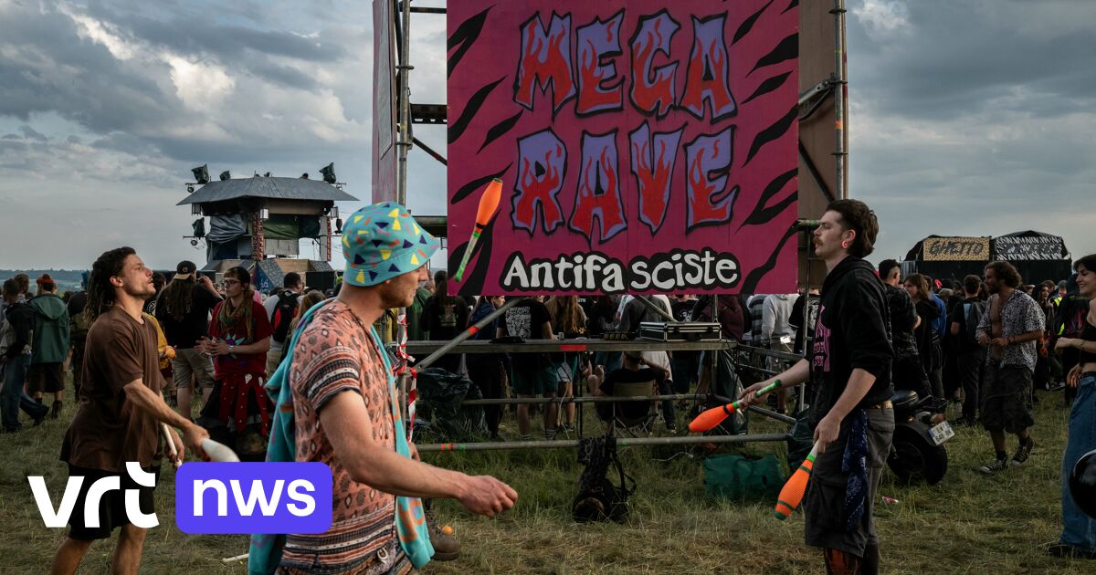 Illegale rave Frankrijk trekt tienduizenden technoliefhebbers